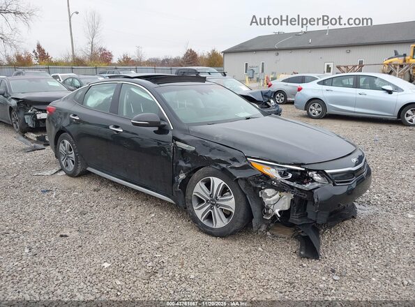 KNAGU4LE2H5010767 2017 KIA OPTIMA HYBRID Black Delantero derecho