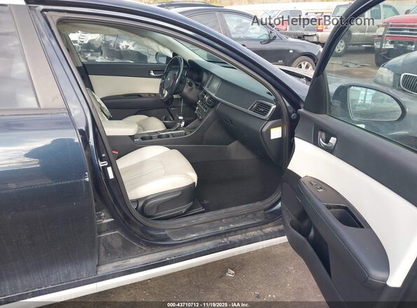 KNAGU4LE7J5023844 2018 KIA OPTIMA HYBRID Dark Blue Вид салона спереди