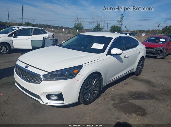 KNALB4J12J5116291 2018 KIA CADENZA Белый Передняя левая четверть