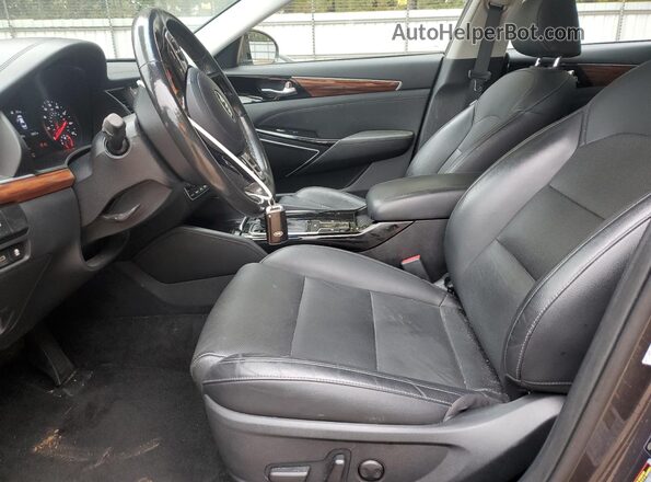 KNALC4J15H5041903 2017 KIA CADENZA Gray წინა სალონის ხედი