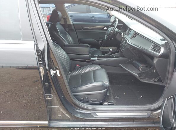 KNALC4J15H5058071 2017 KIA CADENZA Черный Вид салона спереди