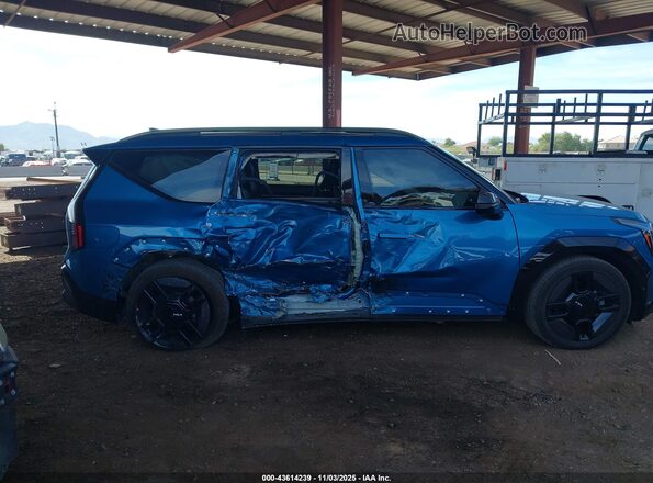 KNDAEFS51R6027199 2024 KIA EV9 Blue Панорамний вид салону 360°