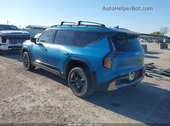 KNDAEFS52R6045159 2024 KIA EV9 Синий Задняя левая четверть