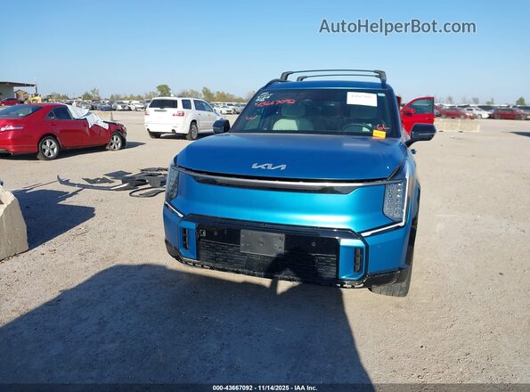 KNDAEFS52R6045159 2024 KIA EV9 Синий Вид задней части салона