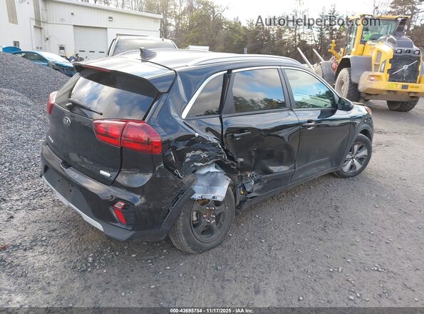KNDCB3LC0M5470858 2021 KIA NIRO Черный Задняя правая четверть