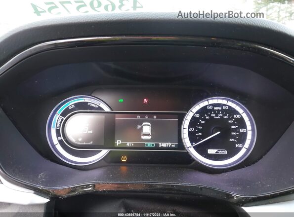 KNDCB3LC0M5470858 2021 KIA NIRO Черный Вид задних сидений
