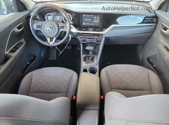 KNDCB3LC1L5443182 2020 KIA NIRO Blue Dashboard view