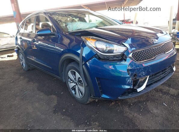 KNDCB3LC3K5252572 2019 KIA NIRO Синий Передняя правая четверть