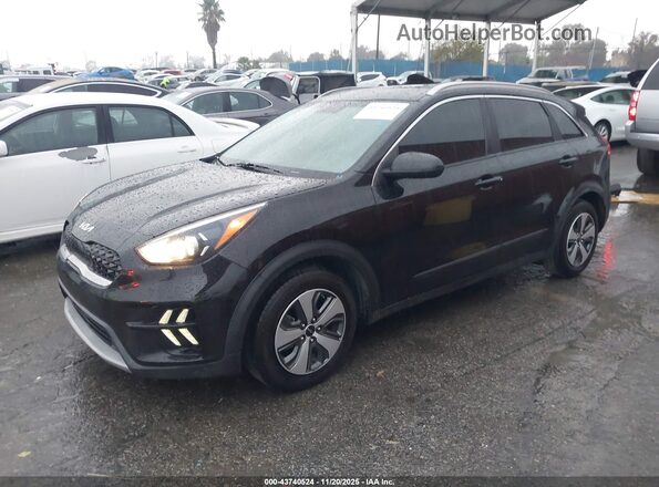 KNDCB3LC7N5510144 2022 KIA NIRO Черный Передняя левая четверть