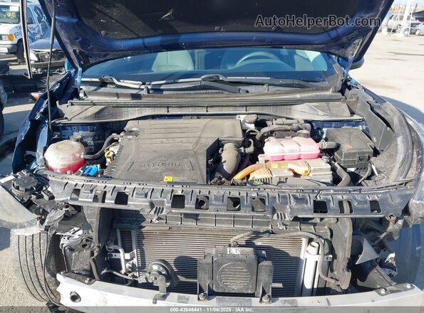 KNDCB3LC7N5518857 2022 KIA NIRO Синий Вид сзади