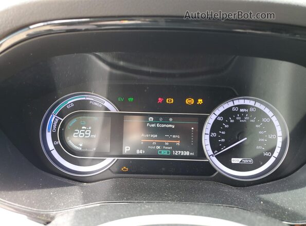 KNDCB3LC9L5365489 2020 KIA NIRO Blue Widok zestawu wskaźników
