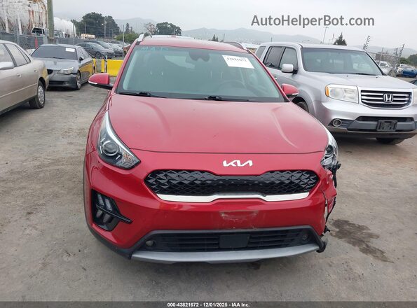 KNDCD3LD7N5511216 2022 KIA NIRO PLUG-IN HYBRID Red Vista del cuadro de instrumentos