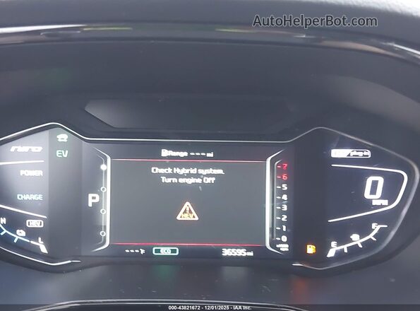 KNDCD3LD7N5511216 2022 KIA NIRO PLUG-IN HYBRID Red Vista de los asientos traseros