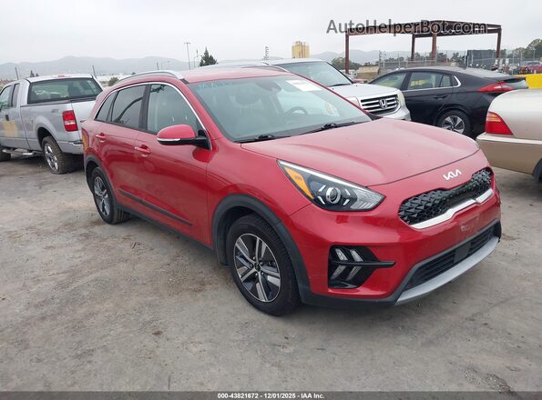 KNDCD3LD7N5511216 2022 KIA NIRO PLUG-IN HYBRID Red Delantero derecho
