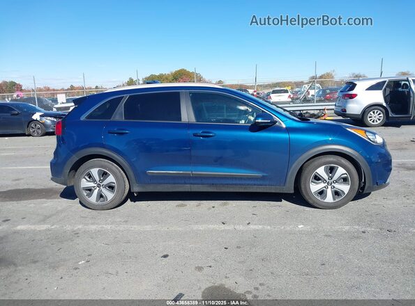 KNDCE3LC3J5153868 2018 KIA NIRO Синий Вид задней части салона