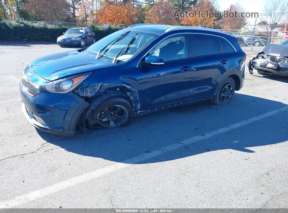KNDCE3LC3J5153868 2018 KIA NIRO Синий Передняя левая четверть