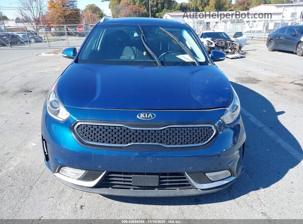 KNDCE3LC3J5153868 2018 KIA NIRO Синий Вид щитка приборов