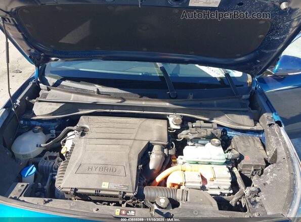 KNDCE3LC3J5153868 2018 KIA NIRO Синий Вид сзади