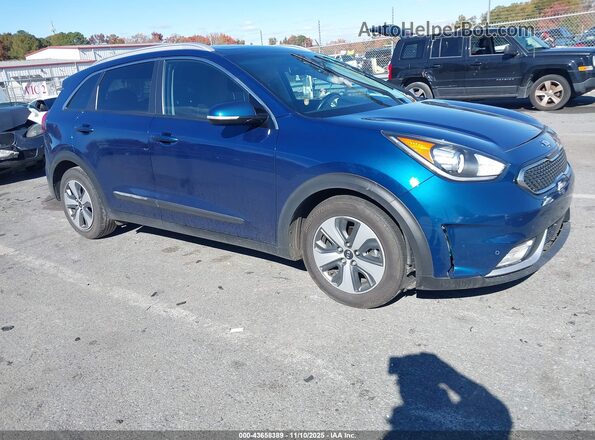 KNDCE3LC3J5153868 2018 KIA NIRO Синий Передняя правая четверть