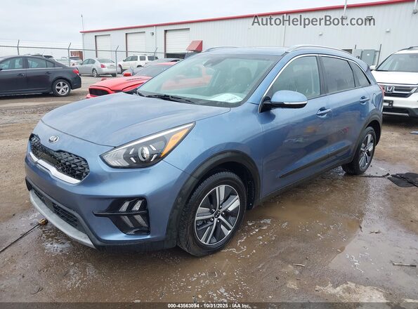 KNDCE3LC3M5483787 2021 KIA NIRO Blue Przód lewy