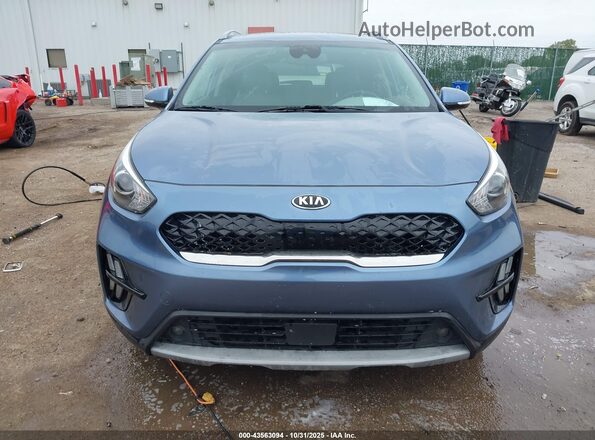 KNDCE3LC3M5483787 2021 KIA NIRO Blue Widok zestawu wskaźników