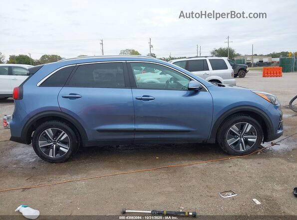 KNDCE3LC3M5483787 2021 KIA NIRO Blue Widok wnętrza z tyłu