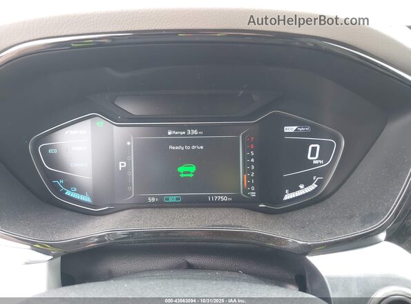 KNDCE3LC3M5483787 2021 KIA NIRO Blue Widok tylnych siedzeń