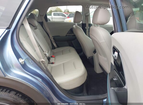 KNDCE3LC3M5483787 2021 KIA NIRO Blue Widok naklejki z numerem VIN