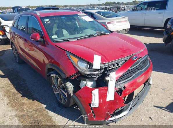 KNDCE3LCXJ5164320 2018 KIA NIRO Красный Передняя правая четверть