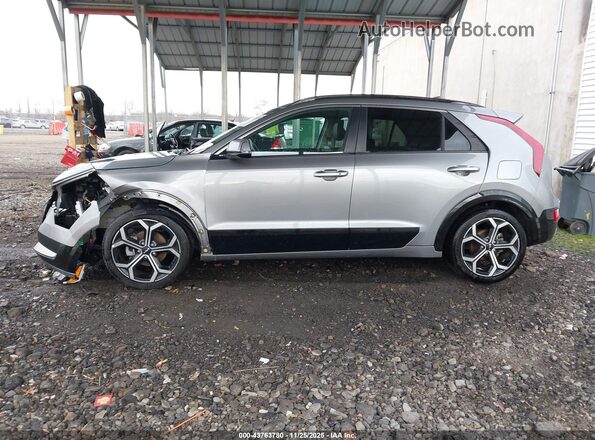 KNDCR3LE2P5044235 2023 KIA NIRO Серый Панорамный вид салона 360°