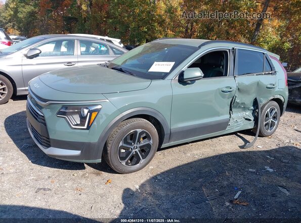 KNDCR3LE7P5070796 2023 KIA NIRO Green 360 interior view