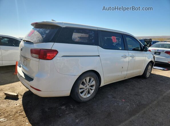 KNDMA5C17G6186689 2016 KIA SEDONA Белый Задняя правая четверть