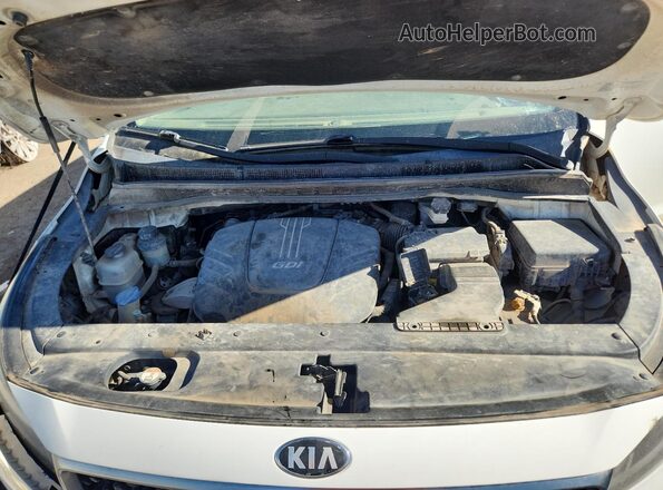 KNDMA5C17G6186689 2016 KIA SEDONA Белый Вид подкапотного пространства