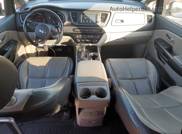 KNDMB5C12M6665028 2021 KIA SEDONA Синий Вид панели приборов