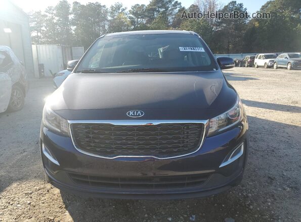 KNDMB5C12M6665028 2021 KIA SEDONA Синий Вид спереди