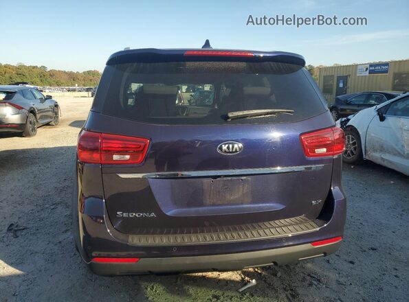 KNDMB5C12M6665028 2021 KIA SEDONA Синий Вид сзади