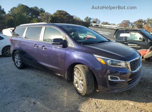 KNDMB5C12M6665028 2021 KIA SEDONA Синий Передняя правая четверть
