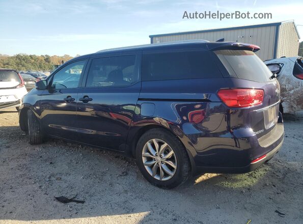 KNDMB5C12M6665028 2021 KIA SEDONA Синий Задняя левая четверть