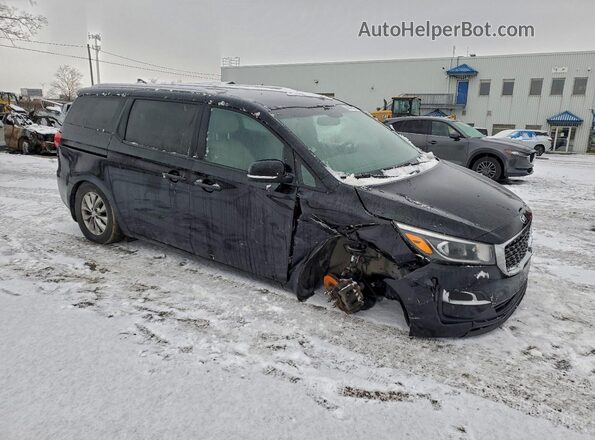KNDMB5C13L6617939 2020 KIA SEDONA Black Przód prawy