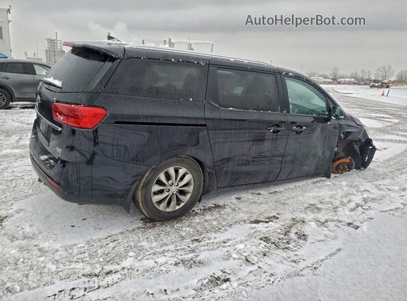 KNDMB5C13L6617939 2020 KIA SEDONA Black Tył prawy