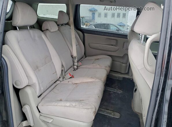 KNDMB5C13L6617939 2020 KIA SEDONA Black Widok wnętrza z tyłu