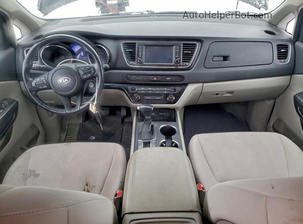 KNDMB5C13L6617939 2020 KIA SEDONA Black Widok deski rozdzielczej