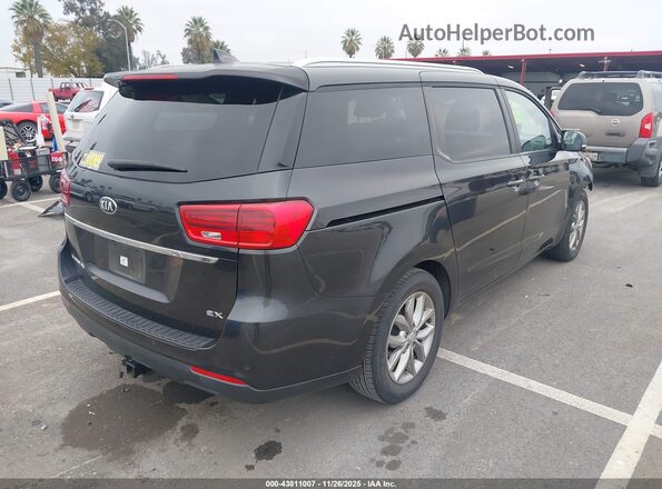 KNDMB5C15K6494353 2019 KIA SEDONA Черный Задняя правая четверть