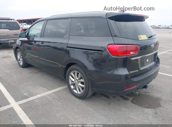 KNDMB5C15K6494353 2019 KIA SEDONA Черный Задняя левая четверть
