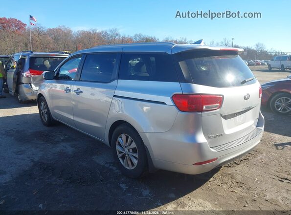KNDMB5C17G6179738 2016 KIA SEDONA Silver უკანა მარცხენა