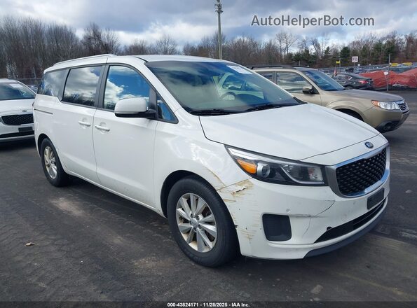 KNDMB5C18J6359981 2018 KIA SEDONA White Przód prawy