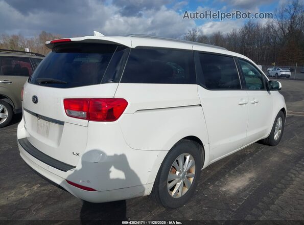 KNDMB5C18J6359981 2018 KIA SEDONA White Tył prawy