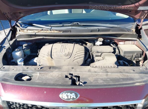 KNDMB5C1XJ6410025 2018 KIA SEDONA Бордовый Вид сзади