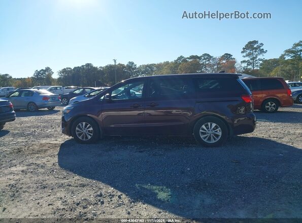 KNDMB5C1XJ6410025 2018 KIA SEDONA Бордовый Панорамный вид салона 360°