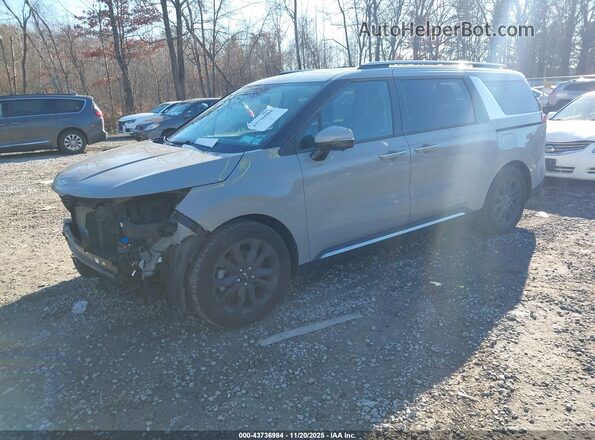 KNDNE5H36P6270635 2023 KIA CARNIVAL MPV Gray Przód lewy